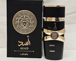 Lattafa Asad by Lattafa  100ML 3.4.Oz Eau de Parfum Unisex New in Box - $28.71