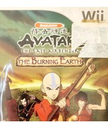 Wii Avatar The Burning Earth 2007 Last Airbender Nickelodeon Video Game F11 - $28.05 CAD