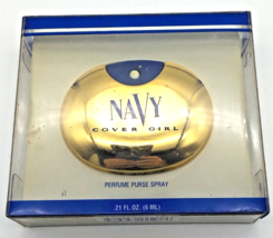 Navy Cover Girl Perfume Purse Spray .21 Fl Oz New Sealed Box Vintage Style - £22.31 GBP