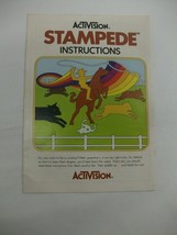 Activision Stampede Atari Vintage Video Game Booklet Manual Pamphlet ONLY - £6.28 GBP