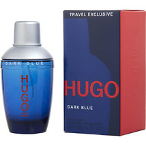 Hugo Dark Blue By Hugo Boss Edt Spray 2.5 Oz - £33.05 GBP