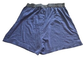 Hanes Mens Boxer Shorts Lot of 3 Size S 30-32 Cotton Blue Print Classic Fit image 6