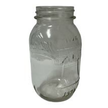 Mason Canning Jar Liberty Bell Bicentennial 1776 1976 Quart Clear Vintage Nice - £7.75 GBP