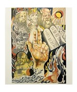 Vtg Siegfried Gerhard Reinhardt Lithograph Religion Abstract Art Print 1... - £15.08 GBP