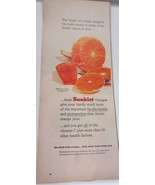Sunkist Oranges Magazine Print Ad 1959 - $74.06 MXN