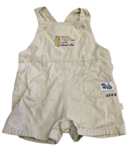 Vintage Disney Winnie the Pooh bear short overalls boys size 3-6 Months ... - $19.79