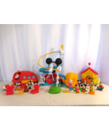 Disney Magic of Disney Mickey + Minnie&#39;s House + Cruisin Camper RV + Clu... - $942.45 MXN