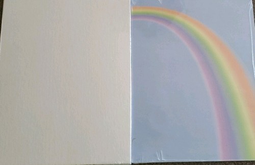 Two (2) Packs ~ Stationery ~ 75 Sheets ~ Rainbows ~ Pastel Eggs ~ NIP Item image 2
