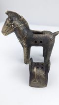 Vintage Cast Metal? Brass Horse Incense Burner 4" - Stick or Cone marked Japan image 8