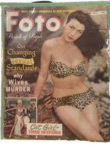 FOTO MAGAZINE 1950  F4775 MARA CORDAY SEXY COVER ON FOTO MAGAZINE 1950 - $563.09 MXN