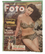 FOTO MAGAZINE 1950  F4775 MARA CORDAY SEXY COVER ON FOTO MAGAZINE 1950 - $562.22 MXN