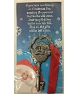 Santa&#39;s Magic Door Key Christmas Eve Decor Gift 2-1/2&quot; - $152.11 MXN