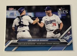 32/49* Los Angeles Dodgers 2024 MLB Topps NOW® Card 832 NLCS Baseball #832 READY - £76.38 GBP