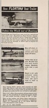 1949 Print Ad L&amp;J Amphibious Floating Boat Trailers Carl Livermon Co. Ro... - £8.47 GBP