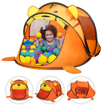 Portable Popup Tiger Kids Tent, Cartoon Animal Children Play House, Unicorn, Pig - £27.29 GBP