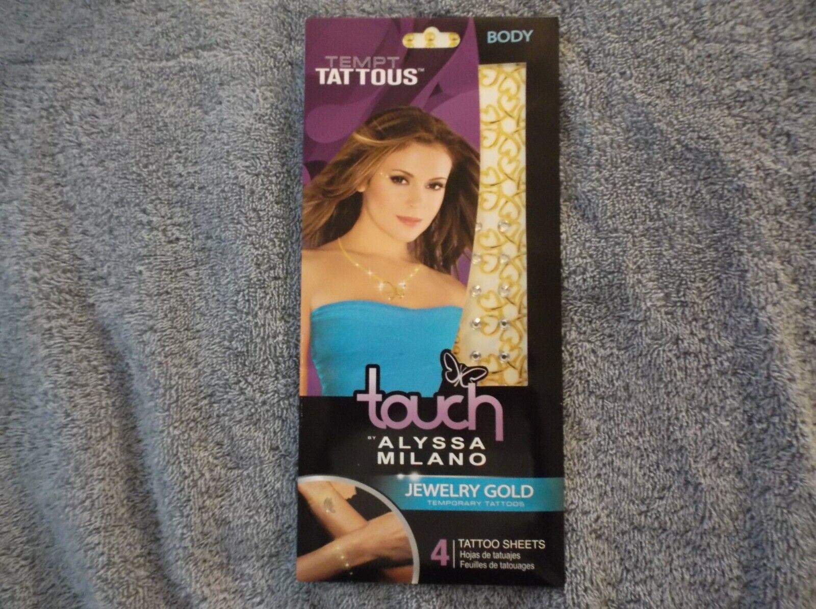 Body Tattoos Tempt Tatous touch Alyssa Milano (4 Sheets) - $1.89