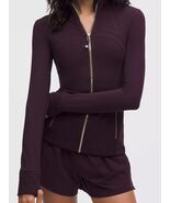 LULULEMON Define Jacket Nulu~Black Plum Gold Gold~0 2 4 6 8 10 12 14 NWT... - $199.90