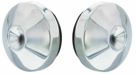 United Pacific Stainless Steel Radio Knob Set 1955 Chevy Bel Air 150 210... - $33.98