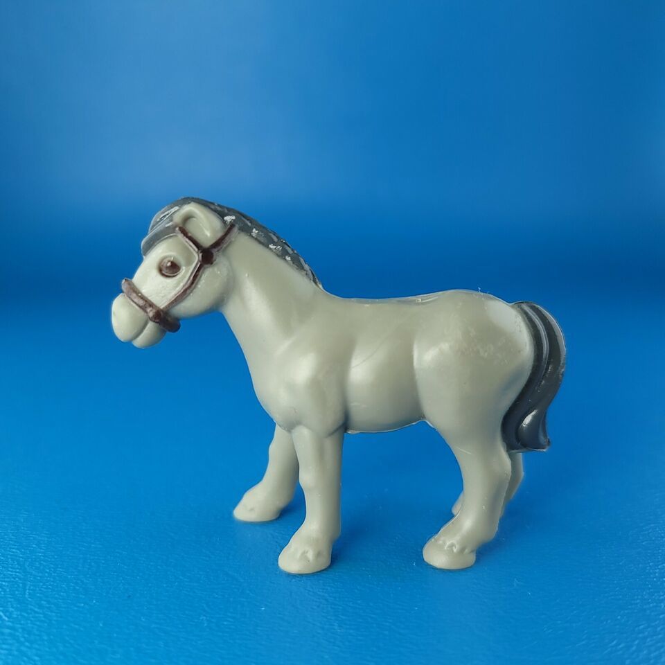 Primary image for Lincoln Logs Gray Horse Animal Figure Western Frontier Farm Replacement Piece