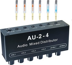 1/8 Inch Stereo Audio Amp With Ultra-Compact Portable Mini Jack 3.5 Splitter Hup - £35.37 GBP