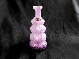 Purple and White Art Glass Vase from Italy # 23135 - £20.98 GBP