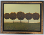 W.J. Gibbons &quot;Tree Line&quot; Acrylic On Canvas 2017 - £119.47 GBP
