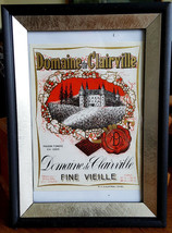 &#39;Domaine de Clairville&#39; European Vintage Wine Label (1930-1950) Framed - £4.76 GBP