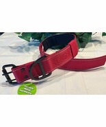 Kong Max Dog Buckle Collar Red Heavy Duty L LG Large 17.5&quot; - 22&quot; NWT - €16,14 EUR