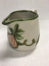 Pottery Pitcher Vintage  Hand made unmarked container urn 4.5 tall marke... - $29.69