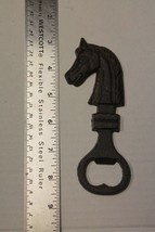 New Cast Iron Horse Head Bottle Opener Great for a Bar Camp Man Cave Clu... - £3.94 GBP