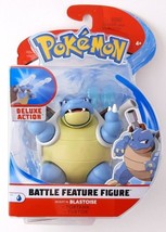 New Blastoise Nintendo Pokemon Battle Feature Figure Deluxe Action WCT - £14.51 GBP