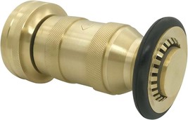 Happy Tree 1-1/2&quot; Nst/Nh Fire Hose Nozzle 100 Psi 85 Gpm Brass Fire Equi... - £40.04 GBP