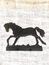 Horse Weathervane Top Mountable Fence Equestrain Cast Iron Windmill Weight - £16.06 GBP