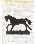 HORSE WEATHERVANE TOP MOUNTABLE FENCE EQUESTRAIN CAST IRON Windmill Weight - £15.61 GBP