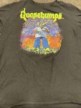 Goosebumps Mens Cotton Short Sleeves Crew Neck Black T Shirt Size X-Large - $14.85