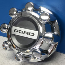 ONE SINGLE 2017-2024 Ford F250 F350 SD 2 1/2" Tall Chrome Center Cap HC3Z-1130-J - £54.92 GBP
