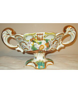 ELPA ALCOBACA Portugal Compote Console Pedestal Bowl Centerpiece HandPai... - $87.36