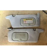 01 02 03 04 05 Honda Civic OEM Driver &amp; Passenger Set Sun visors Gray V.... - $42.56