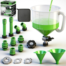 SWANLAKE 18-Piece No-Spill Coolant Funnel Kit, Radiator Funnel Burping T... - $33.53