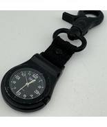 VTG Levi&#39;s Japan Quartz Pocket Watch Women Black Fixed Bezel Snap-on New... - $437.06 MXN