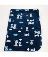 Just Born Baby Blanket Puppy Dog Blue Sherpa - $59.99