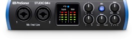 Presonus STUDIO 24C USB C Digital Audio Interface Mic Preamps Mixing &amp; R... - $2,957.82 MXN