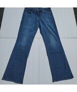 Lucky Brand Dungarees By Gene Montesano Midrise Flare Regular Women's Je... - $19.99