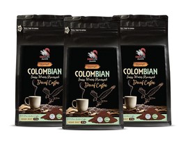 espresso coffee maker - ORGANIC COLOMBIAN GROUND DECAF COFFEE - 3 Pack - $38.58