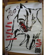 Was Not Was Poster What Up Dog Album Promotional - $179.99