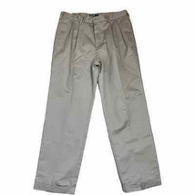 New Izod Pants - Size 34x32 Tan Classic Fit American Chino 100% Cotton M... - $16.57