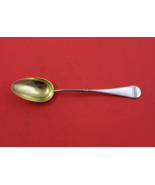 Russian Sterling Silver Teaspoon mark 84=.875 GW frosted brite-cut  6 1/8&quot; - £69.12 GBP