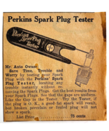 1917 Perkins Spark Plug Tester Advertisement Chas Miller Automobilia F14B - €17,24 EUR