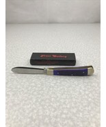 Frost Cutlery 4 1/4 Closed Stainless Steel Pocket Knife 14-312 FW KG Blue - $319.89 MXN
