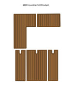 1994 Crownline 250CR Cockpit Boat EVA Faux Foam Teak Deck Floor Pad Floo... - $680.88 CAD